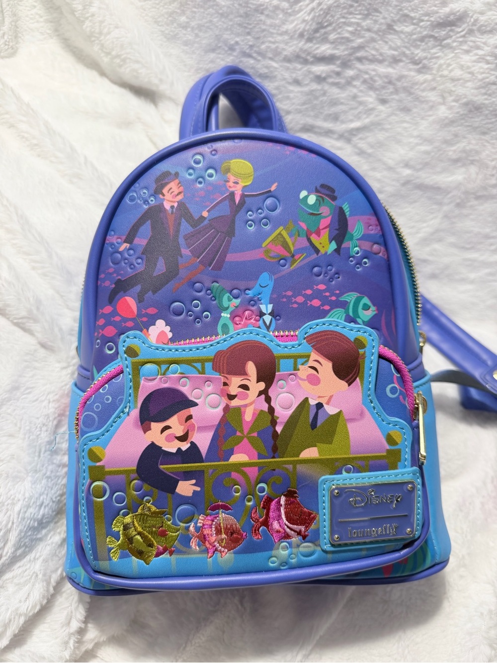 Disney Bedknobs and Broomsticks Loungefly Mini Backpack